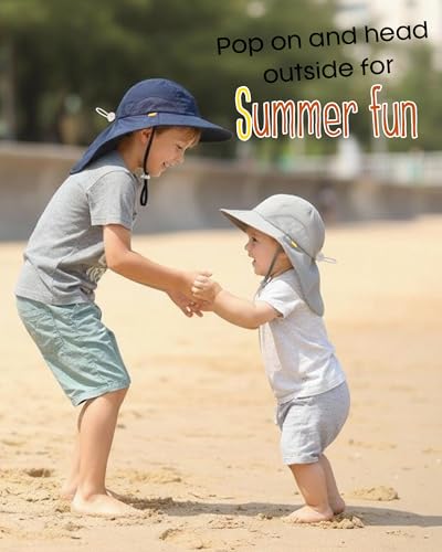 FURTALK Toddler Kids Sun Hat UPF 50+ Sun Protective Bucket Hat for Baby Summer Beach Hats3