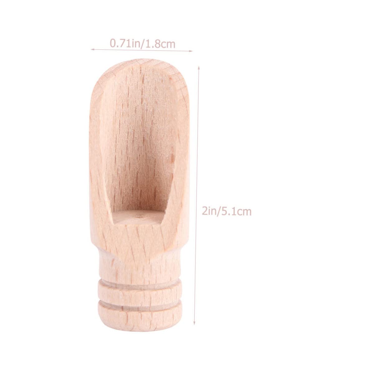 Alipis 6Pcs Tea Spoons Multi Function Salt Scoops for Tea Cooking Compact Easy to Clean Ergonomic Handle present for Housewarming Daily Use