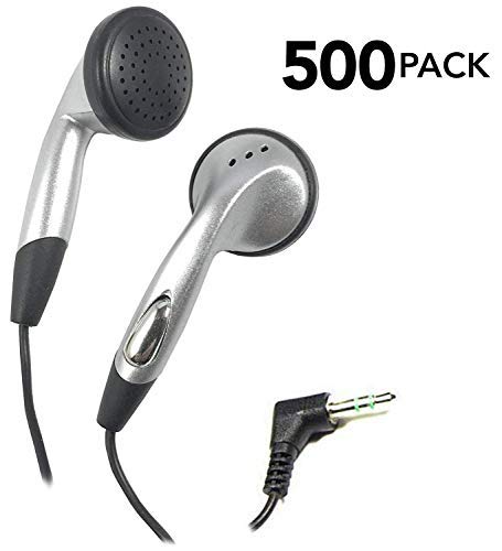 SmithOutlet 500 Bulk Pack Earbuds Silver