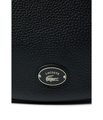 Image of Lacoste Women's Top Grain Leather Halfmoon Shoulder Bag