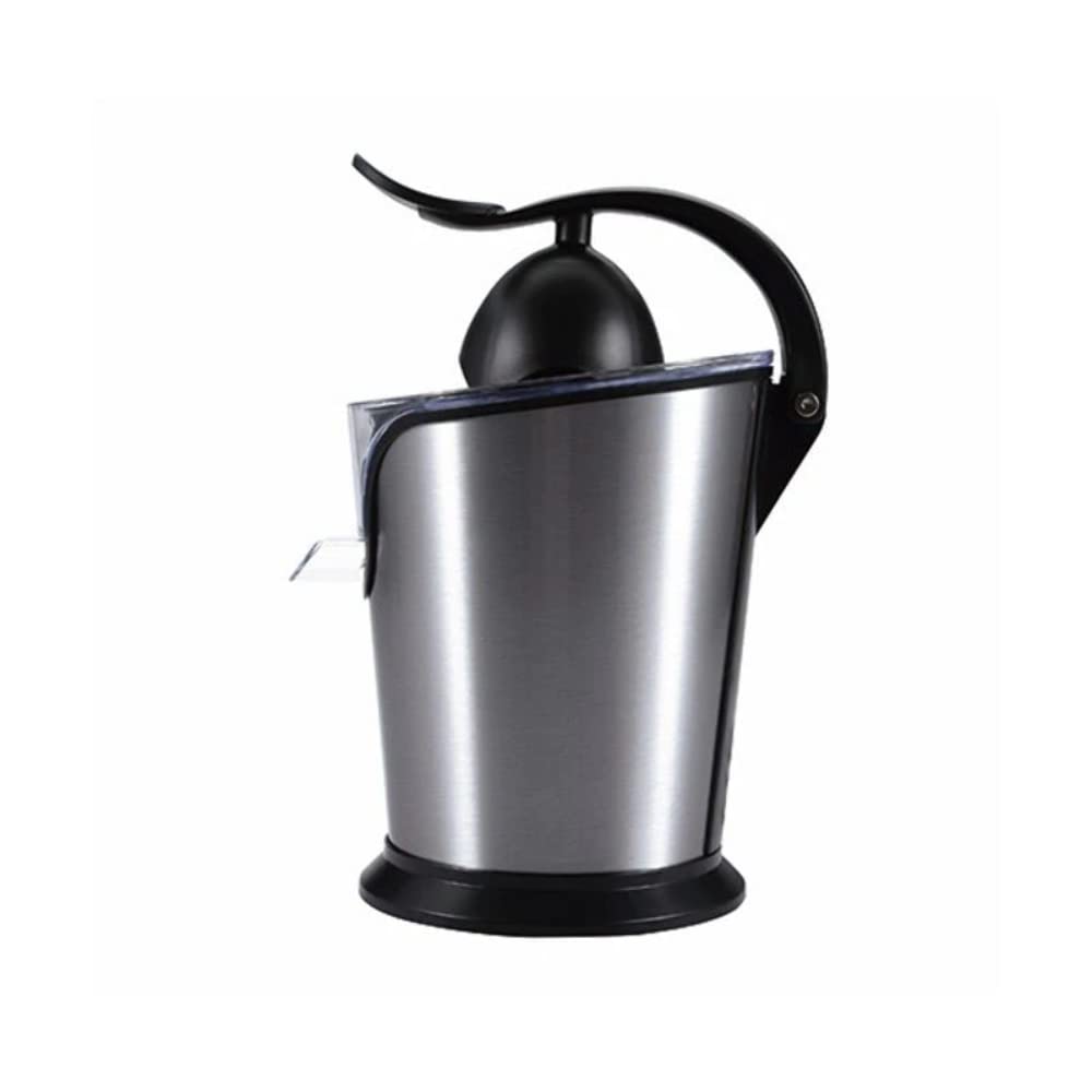 MasterPro Foodies | Exprimidor Eléctrico de 100W | Fabricado con Acero Inoxidable | Exprimidor de Frutas con Filtro para Pulpa | Brazo Oscilante | Vertedor Antigoteo