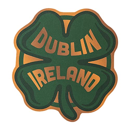 Vagabond Heart Dublin Sticker - Weatherproof Vinyl Ireland Souvenir Decal