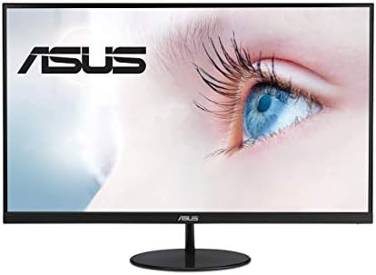 ASUS VL279HE 27” Eye Care Monitor, 1080P Full HD (1920 x 1080), IPS, 75Hz, Adaptive-Sync, FreeSync, HDMI D-Sub, Frameless, Slim, Wall Mountable, Flicker Free and Blue Light Filter