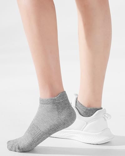 Image of Somaibo 10 Pairs Kids Socks for Boys Girls Low Cut Athletic Ankle Socks Half Cushioned Crew Cotton No Show Socks