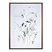 HomeRoots Multi 43% MDF 43% Wood 10% Paper 4% Metal Wildflower Leaf I Framed Wall Art