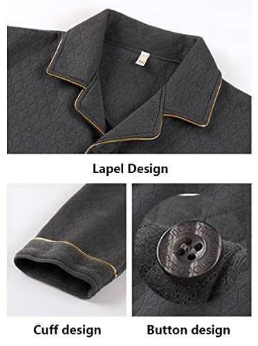 Pyjama classique homme hiver pour vos soirées cocooning et nuits - 6