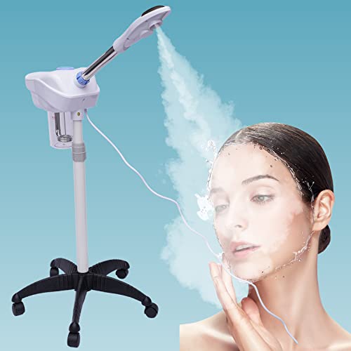 Vaporizador facial de ozono, 750 W, sauna facial, salón de belleza, SPA, vaporizador, vaporizador, vapor, limpieza profunda, vapor facial giratorio 360°