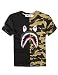 Christo Boy's Casual Fashion Crewneck T Shirt - L - Black