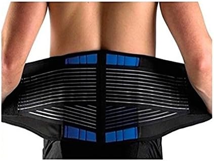 Deluxe Neoprene Double Pull Lumbar Lower Back Support Brace Exercise Belt Size L (32–36”) We Have All Size S - 6XL