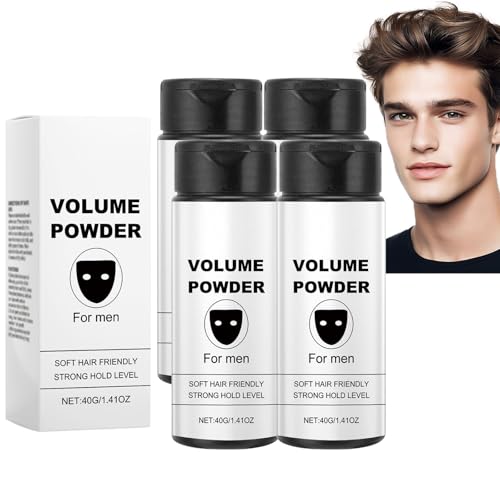 Poudre volumisante cheveux hommes au fini mat naturel pour le contrôle du sébum