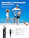 Mpow Selfie Stick Tripod, All in 1 Portable Extendable Selfie Stick with Bluetooth Remote & Fill Light, Compatible iPhone 12/12 PRO/11/11PRO/XS Max/XS/XR/X/8P/7P, Galaxy S20 Gopro/Small Camera, Black