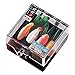 LIOOBO Gioca Cibo per I Bambini da Cucina 1 Set Mini Giocattolo Cibo Miniature- Giapponese Play Food Sushi Box (Stile Casuale)