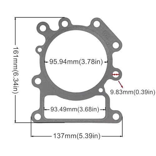 Image of 794114 Cylinder Head Gasket MIU11490 Compatible with Briggs & Stratton 699168 31F707 31F775 31F777 31M777 33M677 33M777 33M977 331707 331777 331807 331877 331977 Engine