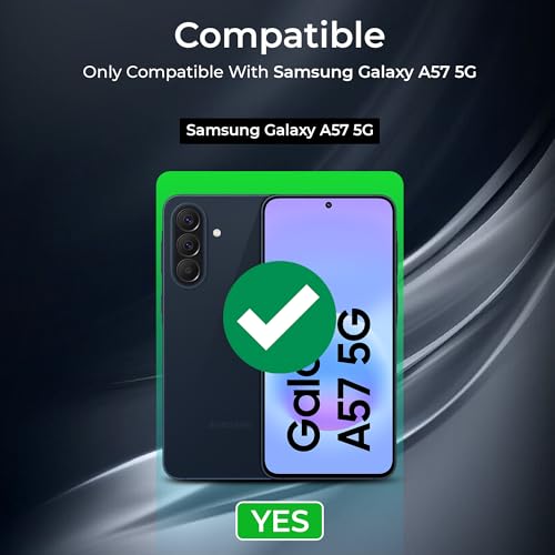 Image of A rtistque Clear Back Cover Case for Samsung Galaxy A57 5G | Compatible with Mag-Safe | Transparent Acrylic Armor | Shockproof TPU Protective Design | Samsung Galaxy A57 5G Back Cover - Transparent