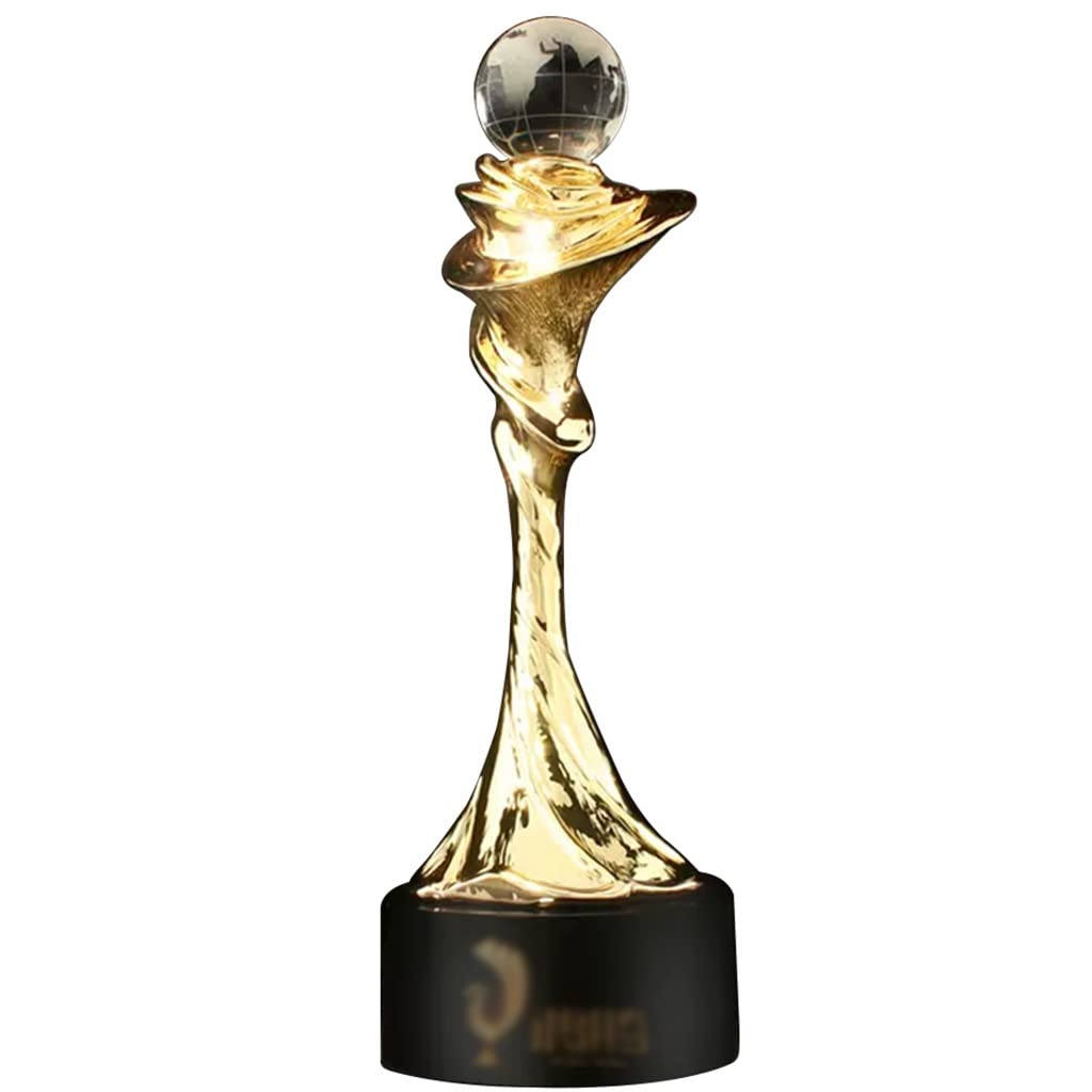 Neue High-End-Trophäe, Creative-Metal-Custom-Crystal-Cup, The Annual Meeting Award Gewinner-Pokal, Kostenlose Beschriftung