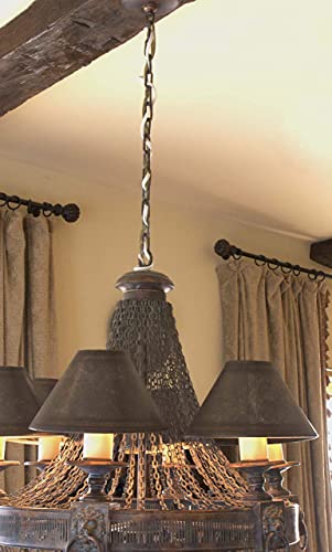 Image of Dk Putty 100% REAL Silk Chandelier Chain Cover 4 ft long