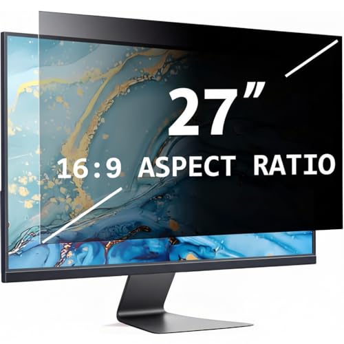 Filtro antideslumbrante para monitor 27 pulgadas contra la fatiga ocular