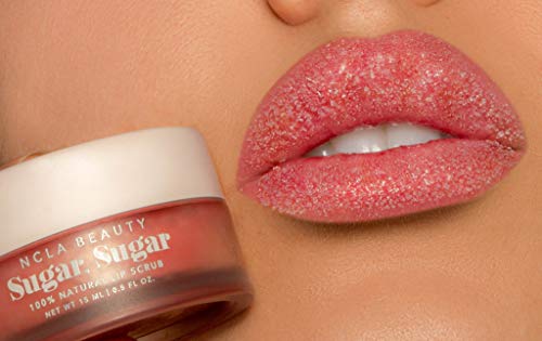 Ncla - Natural Sugar, Sugar Lip Scrub | Vegan, Cruelty-Free, Clean Skincare (Red Roses) #TOP3