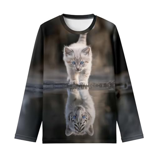 Girls Long Sleeve T-Shirt 3-16Y Kids Casual Pullover Tops Novelty Graphic Tees Shirts Soft School Fall Outfit2