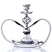 LFTYV Shisha Hookah Tuyau Complet Ensemble Complet avec 2 tuyaux, narguilé de fête Set de Tuyau d'eau Brochette à Double Tuyau pour Les Barres Clubs Hôtels