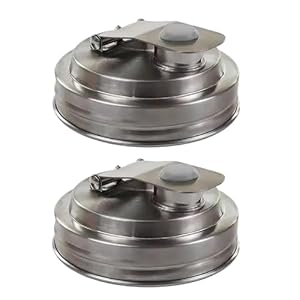 Generic 2x Edelstahl Gärspunde mit Deckel