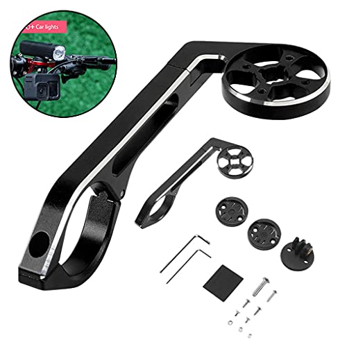 Milageto Fietscomputer GPS Cycling Mount Uitgebreide Verstelbare Stam Extension Road For Bike Phone, zwart - Image 8