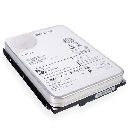 Image of Dell /Seagate Exos X14 12TB ST12000NM0128 7.2K RPM SATA 6Gb /s 512e 3.5 inch Enterprise Hard Drive (Renewed)