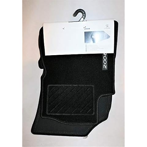 Genuine Peugeot 2008 Tailored Carpet Mats, Front & Rear. New 1609551680 Cover