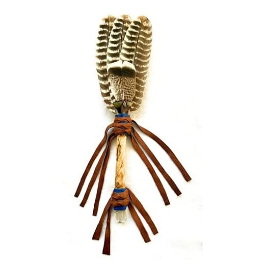 Handmade Smudge Fan with Crystal