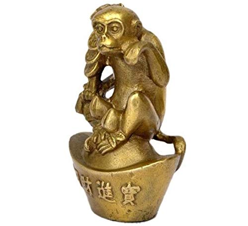Amazon.co.jp: （イスイ）YISHUI お元宝に座っているの猿 お金の猿