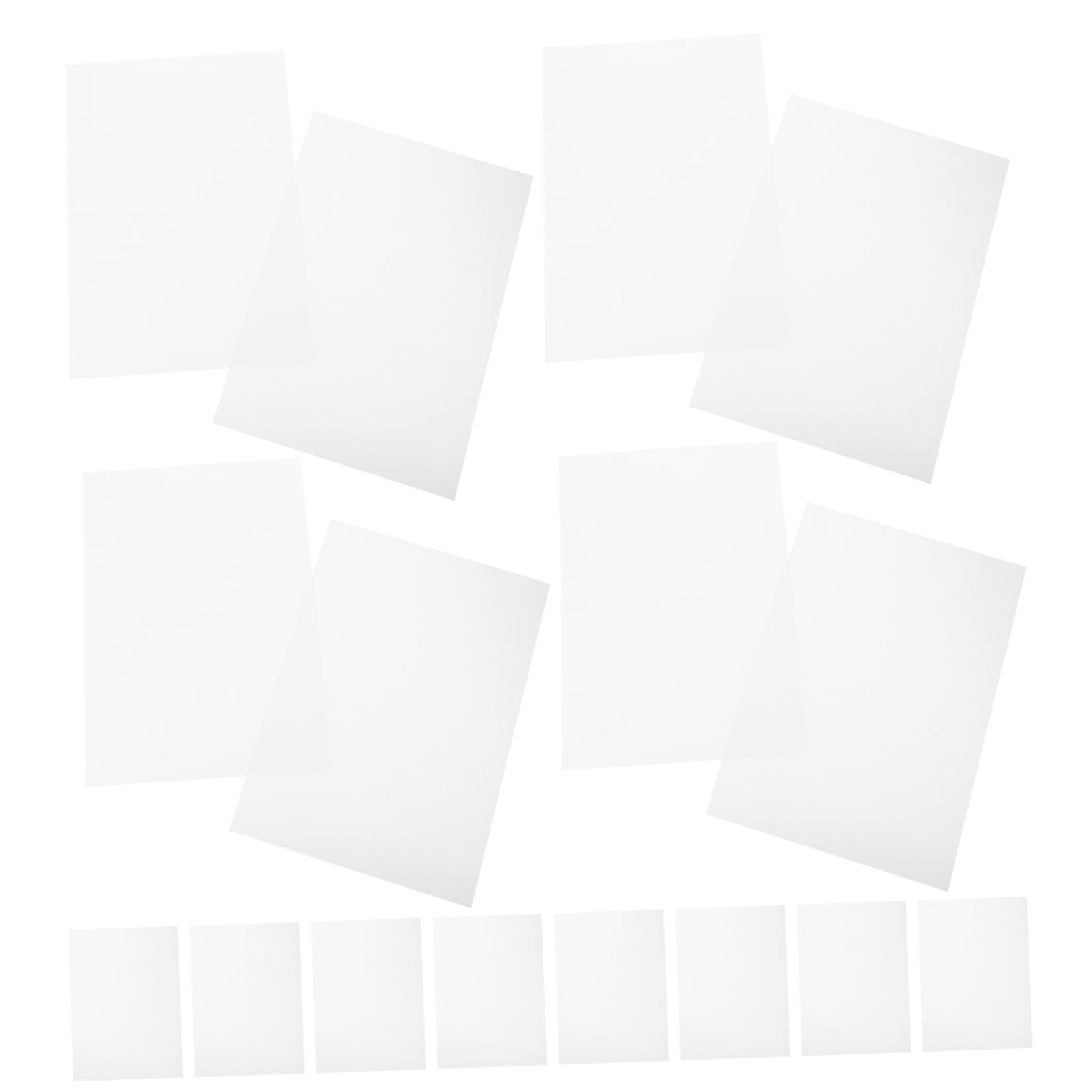 Papier d'Imprimante Épais A4 Recto Verso Papier Cartonné Vierge pour Bricolage 100 Feuilles Multi-Usages pour Impression et Artisanat