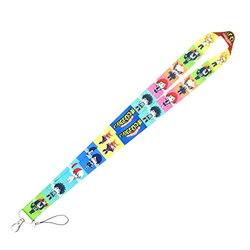 cluis Anime My Hero Academia Key Lanyard Mobiele Telefoon Touw Chain Badge ID Kaarten Houders Nek Bandjes Sleutelhanger… - Image 8