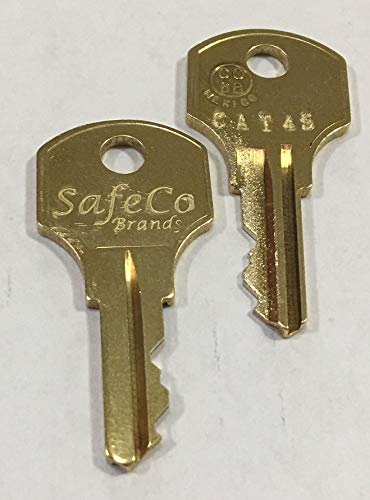 SafeCo BrandsReplacement Fire Alarm Keys 2- Keys (CAT45 Edwards)