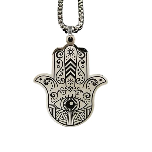 Collier pour homme œil turc et main de Fatima, idée cadeau idéale