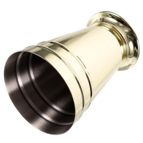 COLLBATH Stainless Steel Cocktails Es Iced Cup Vintage Metal Wine Cup Crimping Mug for Church