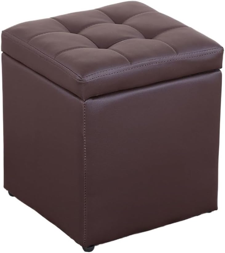 Storage Stool Leather Pier, Doorstep Shoe Changing Storage Stool(OneColor)