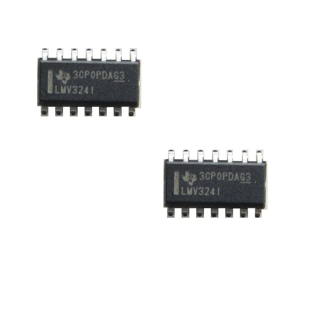 10PCS LMV324IDR Quad Op-Amp Rail to Rail Output SMD