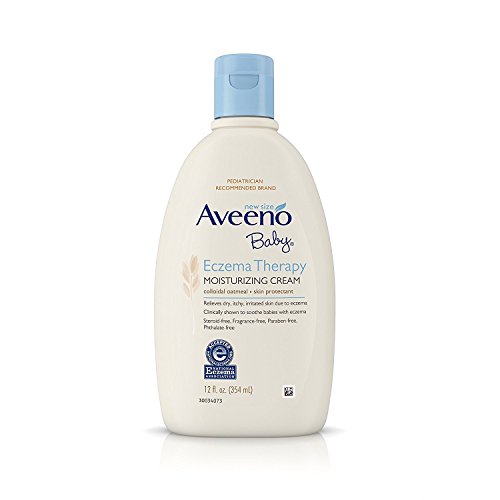 Aveeno Baby Eczema Therapy Moisturizing Cream with Oatmeal, 12 fl. oz