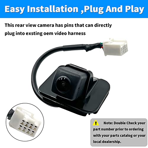 Image of Rear View Backup Camera Compatible with 2015 2016 2017 Honda Accord Replacement Back Up Camera