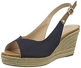 Geox D Soleil A, Sandalia de Cuña Mujer, Caramel, 38 EU