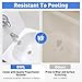 DWIL Tub Paint, Tub and Tile Refinishing Kit 33oz with Tools and 2 Grout Pen, White Bathtub Paint Water Based &Low Odor, Easy to Use Sink for Bathroom Kitchen, Semi-Gloss White, 50-55sq.ft