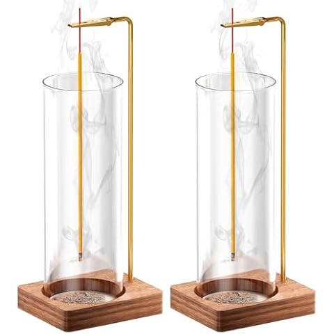 HzTinT Incense Holder with Ash Catcher Cover