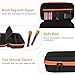 Wireless Microphone Case Compatible with JBL Wireless Two Microphone System, Dual Wireless Microphone Case for Party Box, Singing Karaoke for JBL Mic, Receiver, Adapter, AA Batteries-Orange (Box Only)