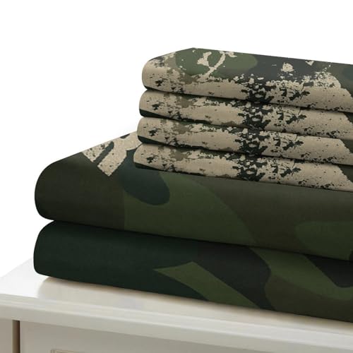 Parure de lit militaire 140x200 avec housse de couette 3D confortable
