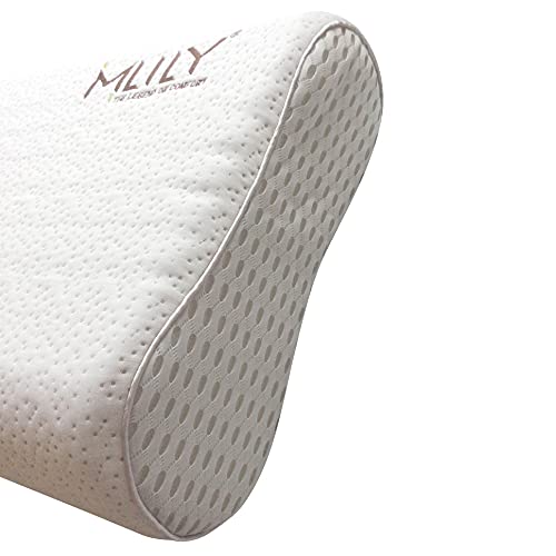 Orthopädisches Nackenstützkissen von Mlily Kissen aus viscoelastischem Airschaum (Memory Foam),...