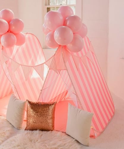 Kids Sleepover Tent Kit – Easy Pop-Up Teepee with String