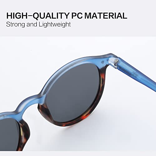 Image of ZENOTTIC Polarized Round Sunglasses, Stylish Sunglasses for Men and Women Retro Classic, Multi-Style Selection