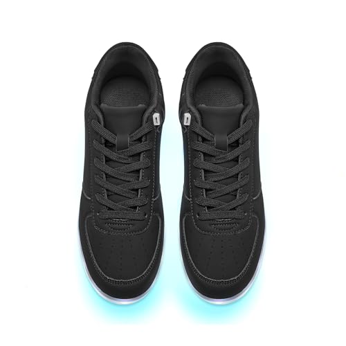 Image of Unisex LED Shoes - Fashion Light Up Sneakers, Breathable USB Charging Glowing Luminous LED Shoes for Men Women