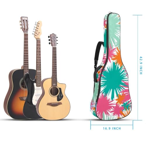 Housse imperméable en tissu Oxford pour guitare acoustique avec bandoulière et poches, motif graffiti tendance 109 x 42,9 x 11,9 cm, Multicolore 5., 42.9×16.9×4.7 in, Sac de transport tendance pour - Les Beatles, Paul McCartney, John Lennon, RIngo Starr, George Harrison Housse imperméable en tissu Oxford pour guitare acoustique avec bandoulière et poches, motif graffiti tendance 109 x 42,9 x 11,9 cm, Multicolore 5., 42.9x16.9x4.7 in, Sac de transport tendance pour – Image 6