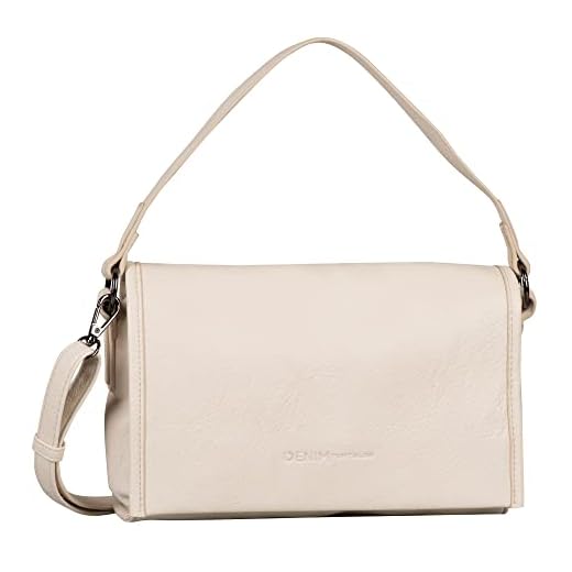 TOM TAILOR Evi, Bolso Bandolera sin Cremallera Mujeres, Blanco, 26,5 x 7,5 x 18,5 (LxBxH)